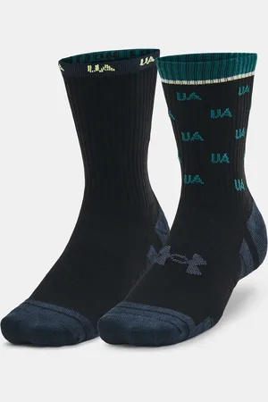 Under Armour Ponožky UA Perf Cotton Nov 2pk Mid-BLK - unisex