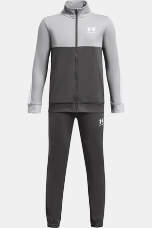 Under Armour Souprava UA CB Knit Track Suit-GRY - Kluci