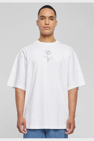 Merchcode Jaro - Rose HugeSpring - Rose Huge Tee bílé