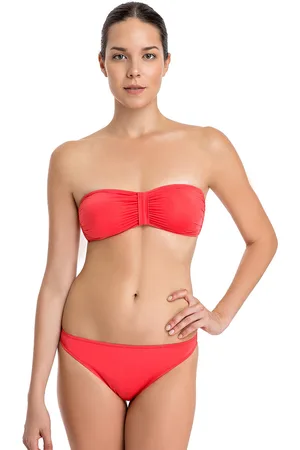 Dagi Kalhotky Bikini s Tenkým Okrajem a Vzorem Granátového Jablka