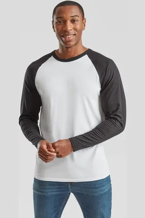 Fruit Of The Loom Tričko Baseball White