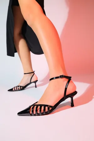 LuviShoes LIEDE Black Patent Leather Women