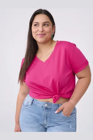 BLUE Raspberry V-neck blouse