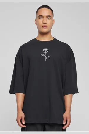 Merchcode Jaro - Rose HugeSpring - Rose Huge Tee černé