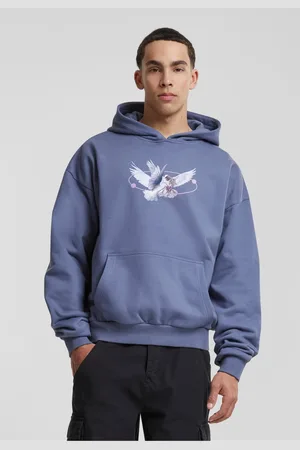 Mister Tee Vive La Liberte Oversize Vintage blue s kapucí