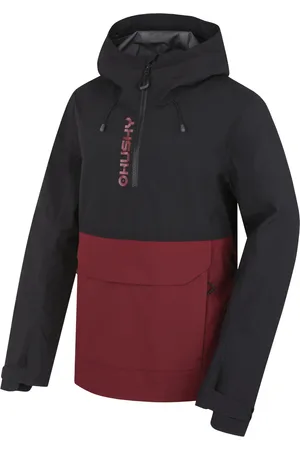 HUSKY Pánská outdoor bunda Nabbi M black/bordo