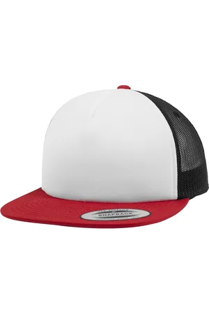 Flexfit Foam Trucker s bílým předním červeným/wht/blk
