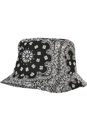 Flexfit Bandana Print Bucket Hat černý