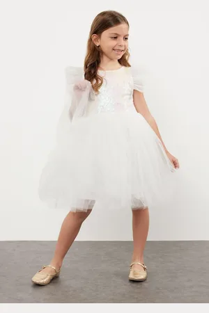 Trendyol Ecru Girl Child Birthday/Party/Wedding Evening Tutu Dress
