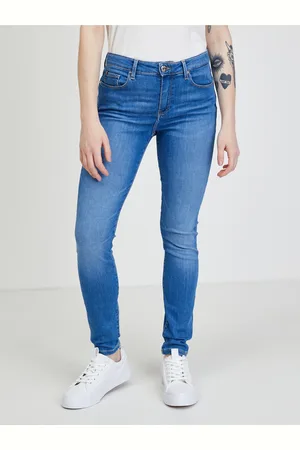 Tommy Hilfiger Tmavě modré dámské slim fit džíny - Dámské