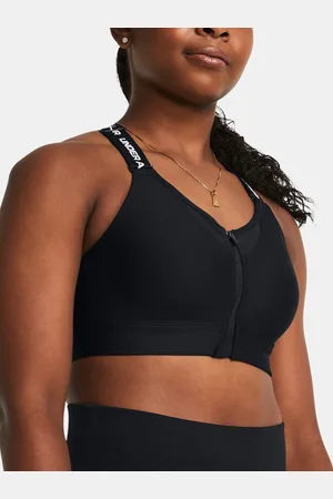 Under Armour Podprsenka UA Infinity High Zip 2.0 Bra-BLK - Dámské