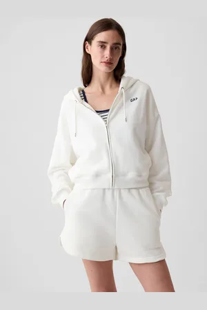 GAP Mikina crop s kapucí - Dámské