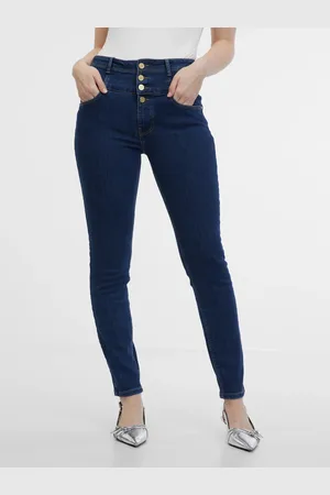 ORSAY Tmavě modré dámské skinny fit džíny - Dámské