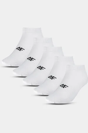 4F Chlapecké ponožky (5pack) - bílé