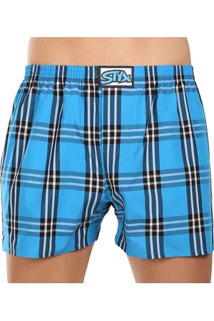 STYX Pánské trenky klasická guma nadrozměr vícebarevné