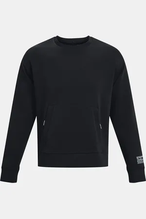 Under Armour Mikina UA Summit Knit Crew-BLK - unisex