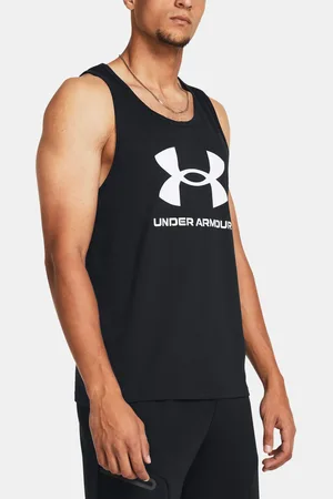 Under Armour Tílko UA SPORTSTYLE LOGO TANK-BLK - Pánské