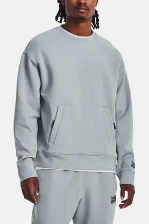Under Armour Mikina UA Summit Knit Crew-BLU - unisex
