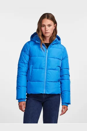 Pieces® Modrá dámská prošívaná bunda Bee - Dámské