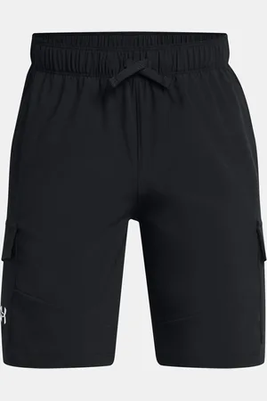 Under Armour Kraťasy UA Pennant Woven Cargo Short-BLK - Kluci