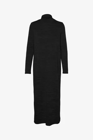 VERO MODA Černé dámské svetrové šaty Katie - Dámské