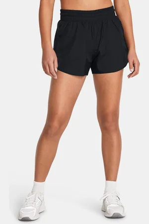 Under Armour Kraťasy Flex Woven 3in Crinkle Sts-BLK - Dámské