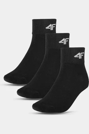 4F Dětské ponožky casual nad kotník (3pack) - multibarevné