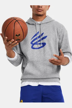 Under Armour Mikina Curry Splash Hoodie-GRY - Pánské