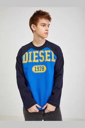 Diesel Černo-modrá pánská mikina - Pánské