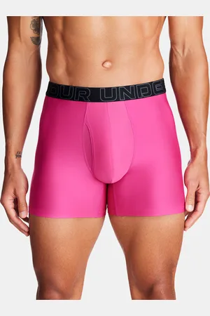 Under Armour Boxerky M UA Perf Tech 6in 1pk-PNK - Pánské