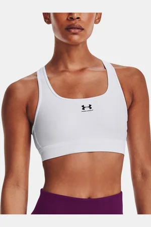 Under Armour Podprsenka UA HG Armour Mid Padless-WHT - Dámské