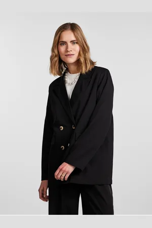 Pieces® Černé dámské oversize sako Thelma - Dámské