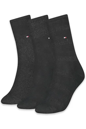 Tommy Hilfiger Sada pánských ponožek v černé barvě Sock 3P Spark - Dámské