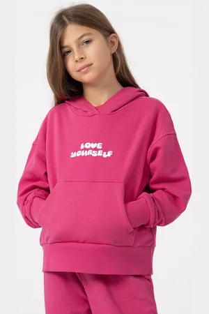 4F Dívčí bavlněná mikina