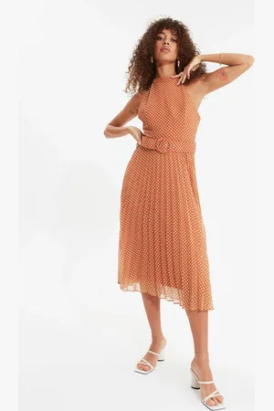 Trendyol Dámské šaty Polka-dot detailed