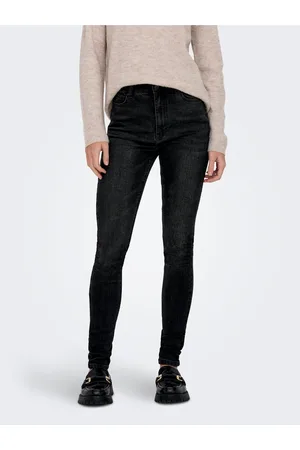 ONLY Černé dámské skinny fit džíny Luna - Dámské