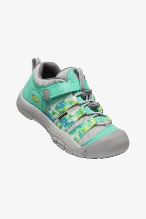 Keen Tyrkysové dívčí vzorované tenisky Newport - unisex