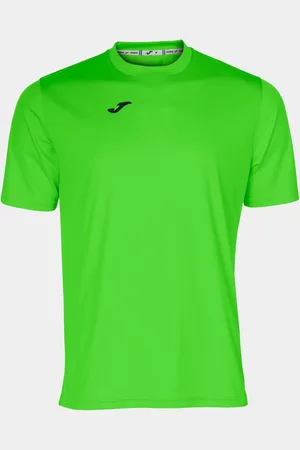 Joma Pánské/chlapecké tričko T-Shirt Combi S/S Green Fluor