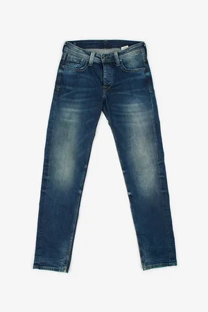 Pepe Jeans Tmavě modré pánské straight fit džíny Kingston - Pánské