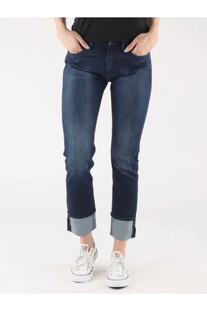 Replay Modré dámské straight fit džíny Pantalone - Dámské