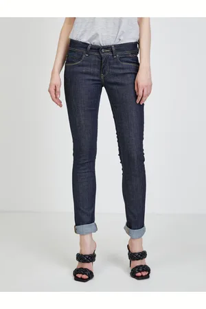 Pepe Jeans Tmavě modré dámské slim fit džíny - Dámské