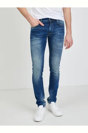 Pepe Jeans Tmavě modré pánské slim fit džíny Stanley - Pánské