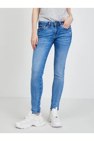 Pepe Jeans Modré dámské slim fit džíny - Dámské