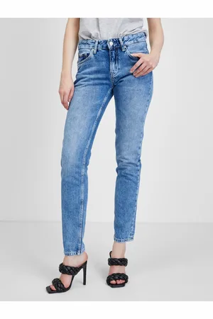 Pepe Jeans Modré dámské slim fit džíny - Dámské