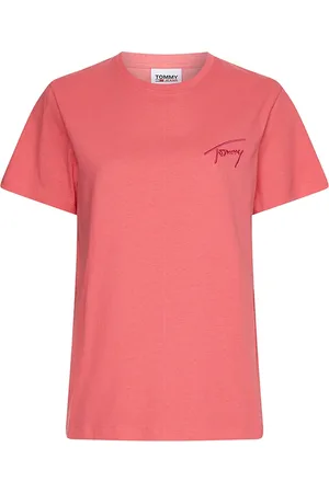 Tommy Hilfiger Tommy Jeans T-Shirt - TJW RLXD TOMMY SIGNATURE SS pink