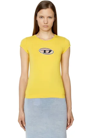 Diesel T-shirt - T-ANGIE T-SHIRT yellow