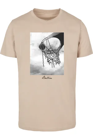 Mister Tee Pánské tričko Ballin 2.0 béžové