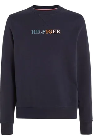 Tommy Hilfiger Sweatshirt - CONTRAST STITCH CREWNECK blue