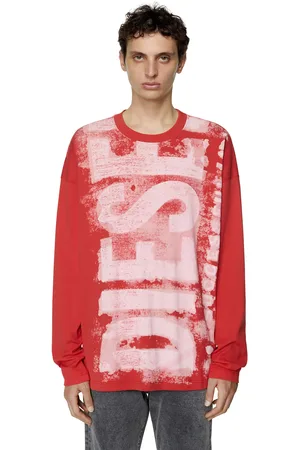 Diesel T-shirt - T-WASRIB T-SHIRT red