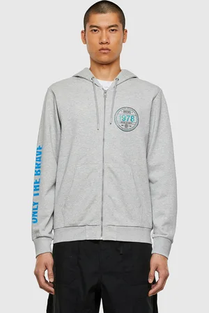 Diesel Sweatshirt - SGIRKHOODZIPK2 SWEATSHIRT gray